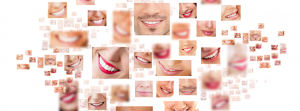 Lots of white smiles